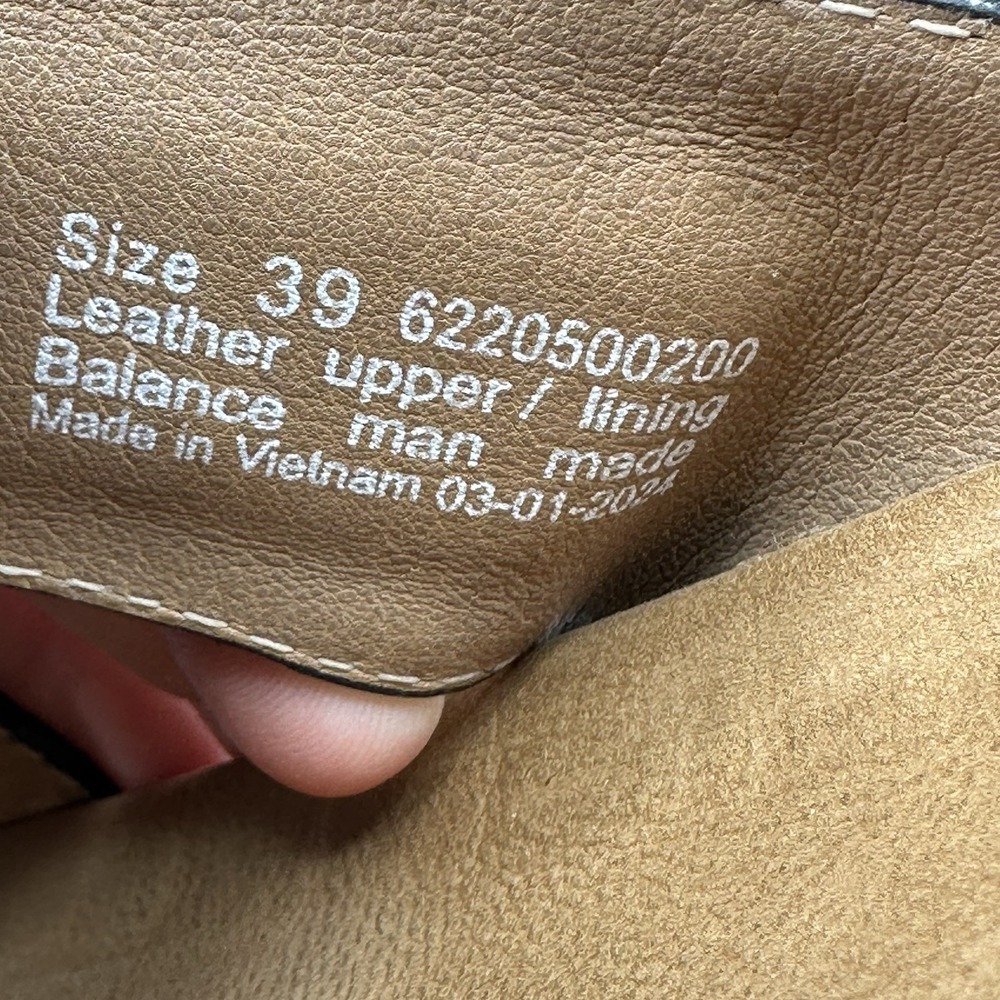 Womens 8.5-9 / EU 39 Dansko Justine Slide Sandals Black Calf Leather Buckle - Picture 8 of 8